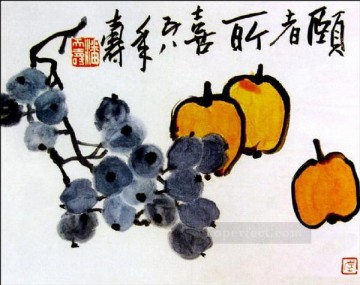  traditional Works - Pan tianshou still life traditional Chinese